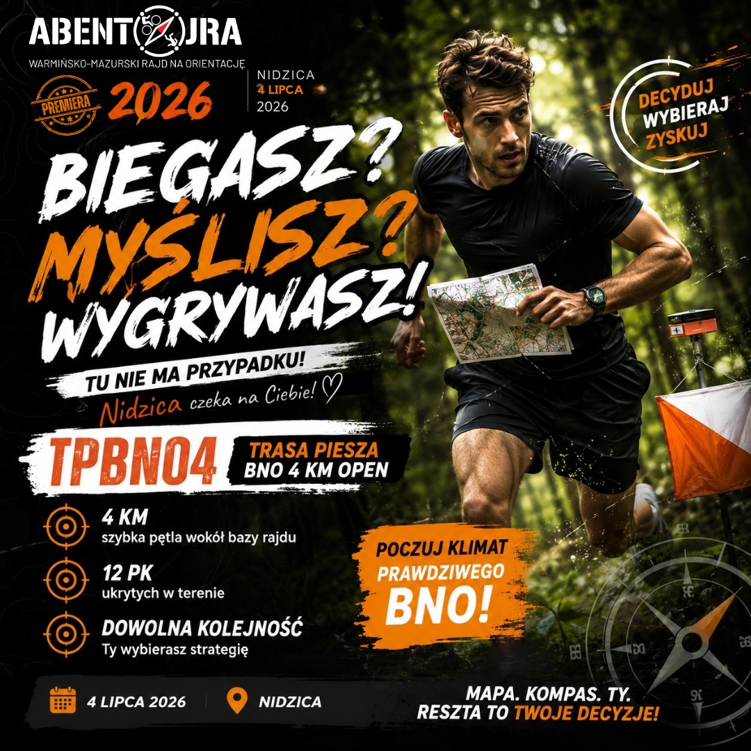 2026 RnO ABENTOJRA – TRASA PIESZA BNO 4KM – OPEN
